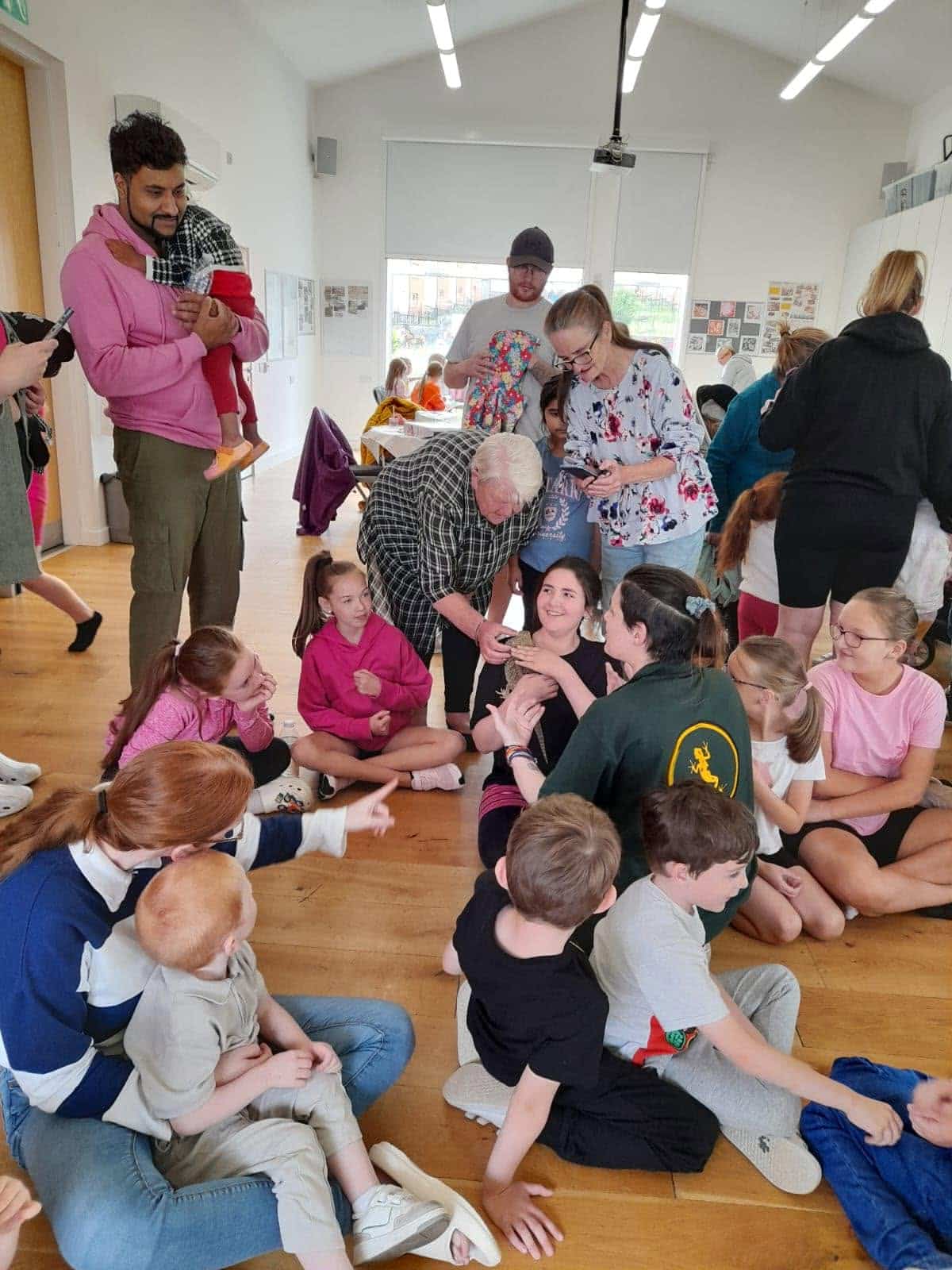 Enjoyed meeting and learning about the animals up close.